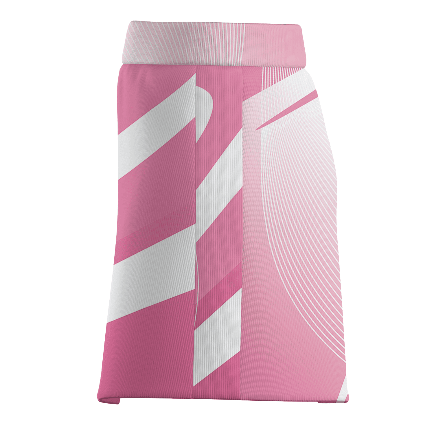 Personalized Women's Pink White Dynamic Abstract Golf Skort M3634 additional image 3