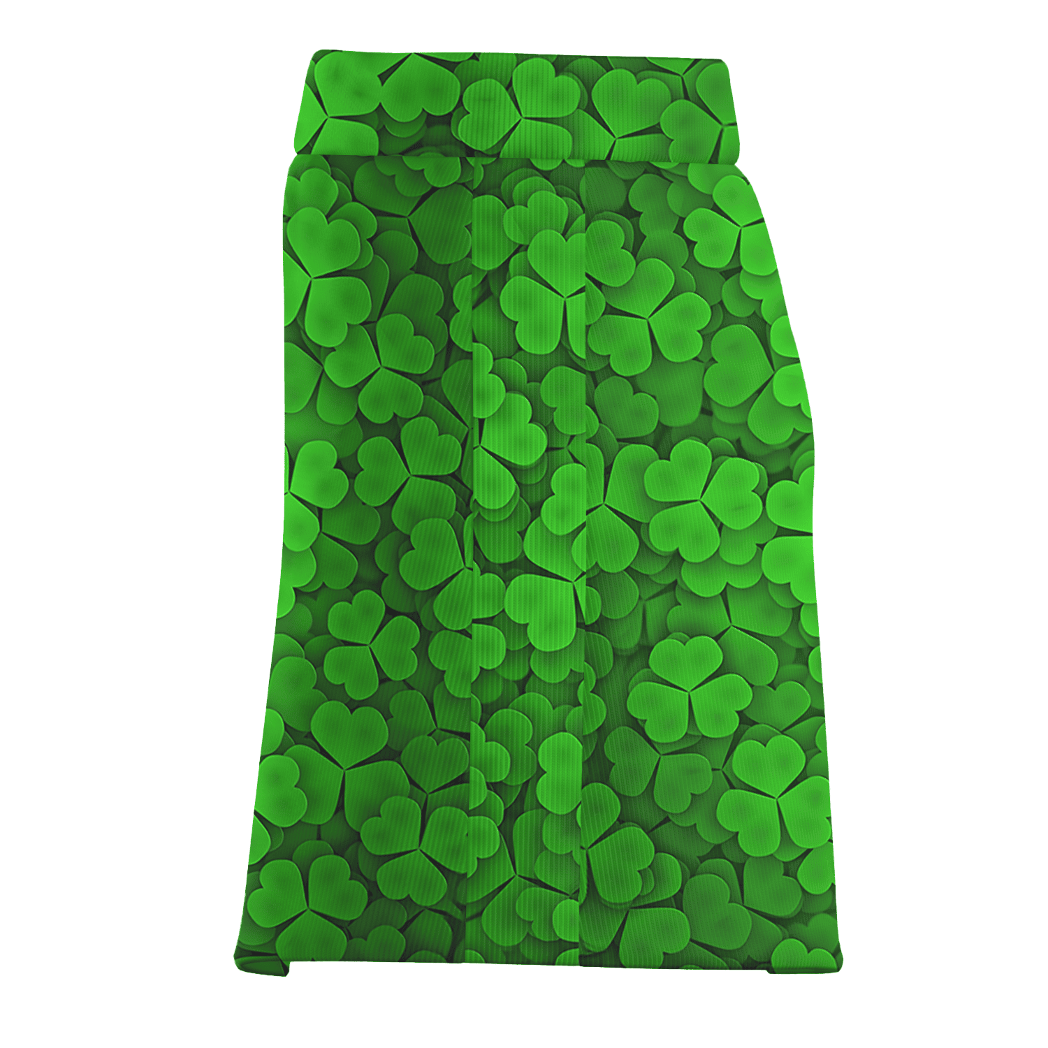 Personalized Vibrant Green Lucky Clover Print Women's Golf Skort E2963 additional image 3