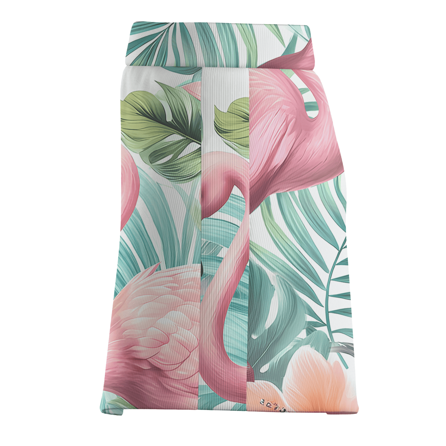 Personalized Vibrant Pink Flamingo Tropical Print Women's Golf Skort M8085 additional image 3