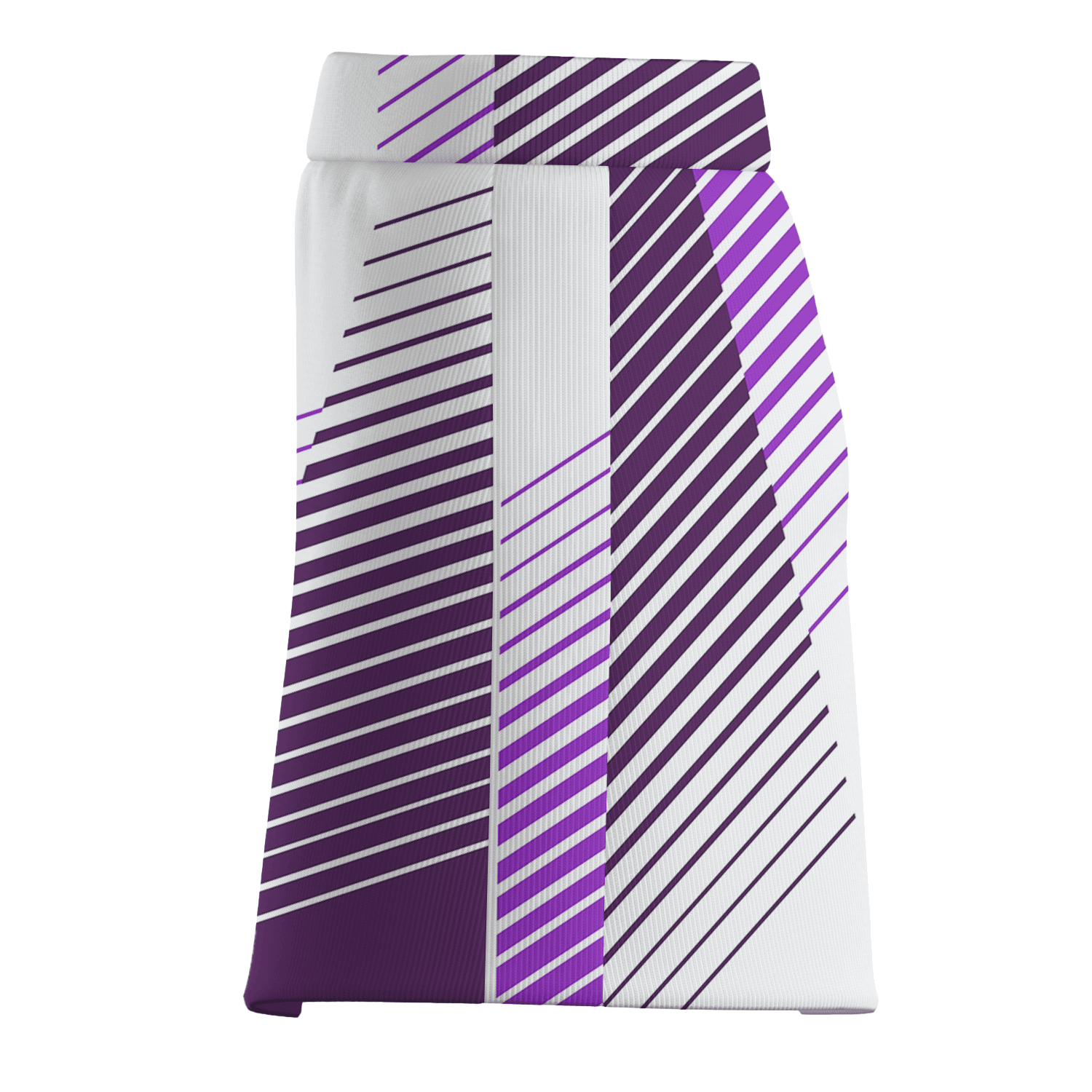 Personalized Women's White Purple Abstract Pattern Athletic Golf Skort V5422 additional image 3