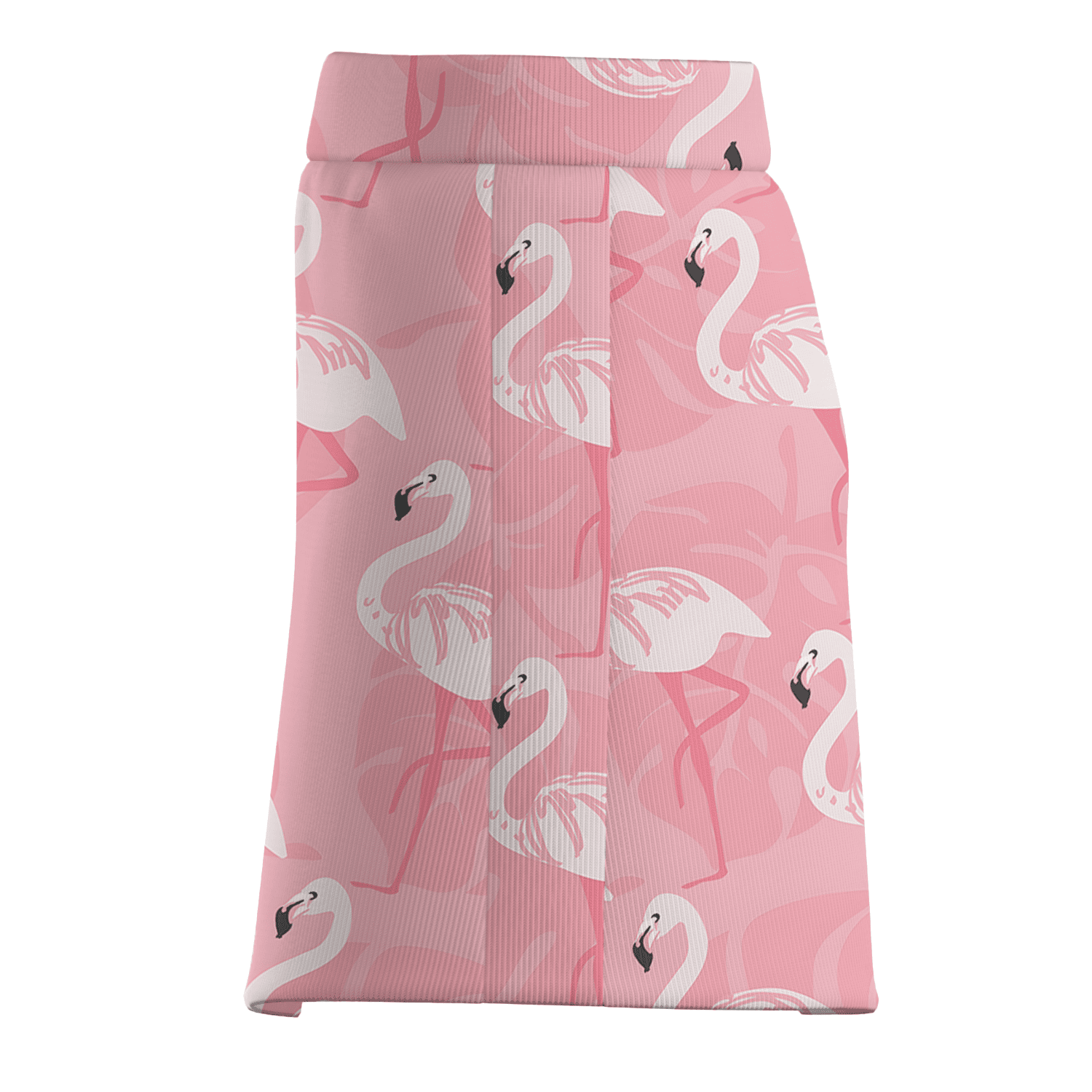 Personalized Pink Tropical Flamingo Print Women's Golf Skort X1807 additional image 3