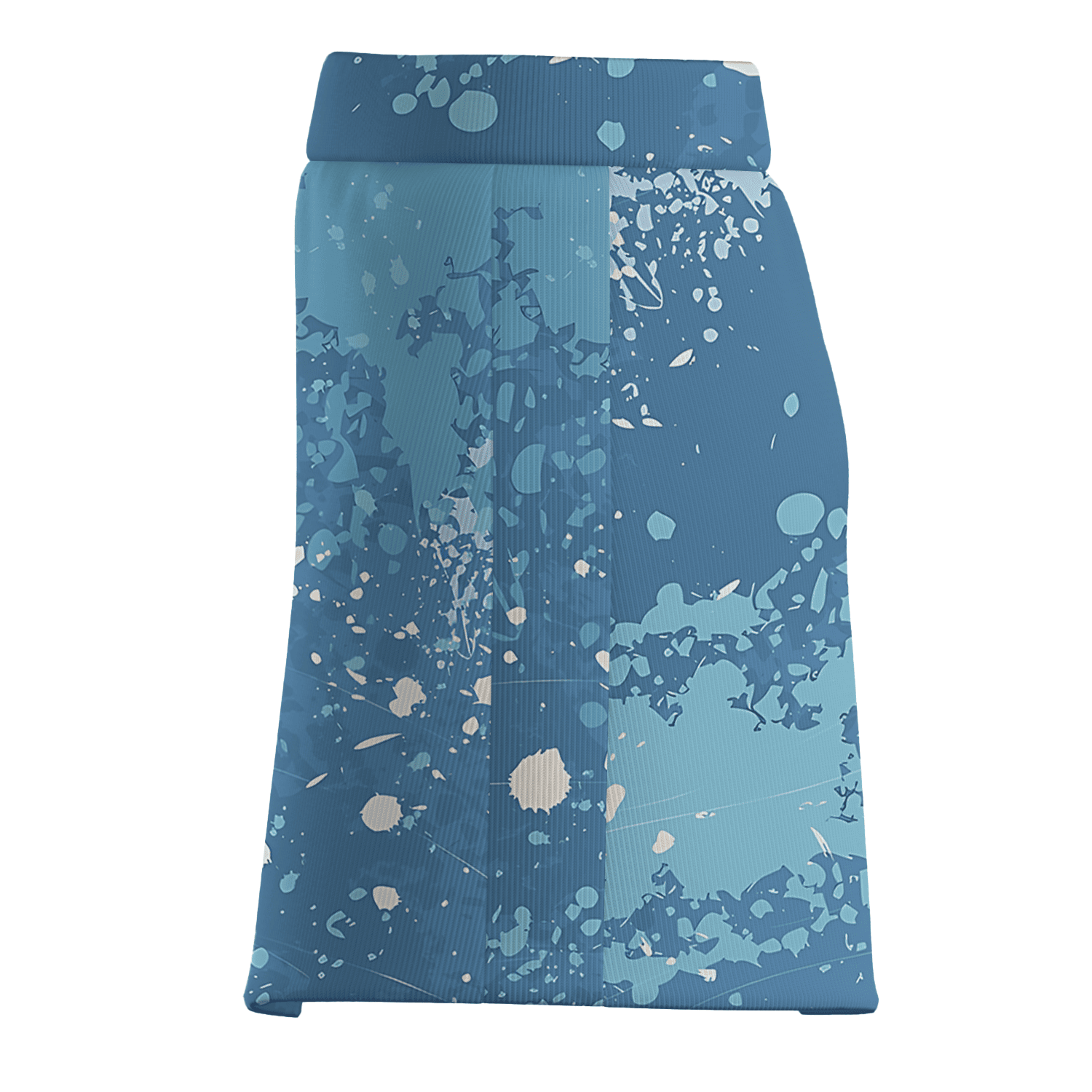 Personalized Blue Abstract Splatter Women's Golf Skort D8723 additional image 3
