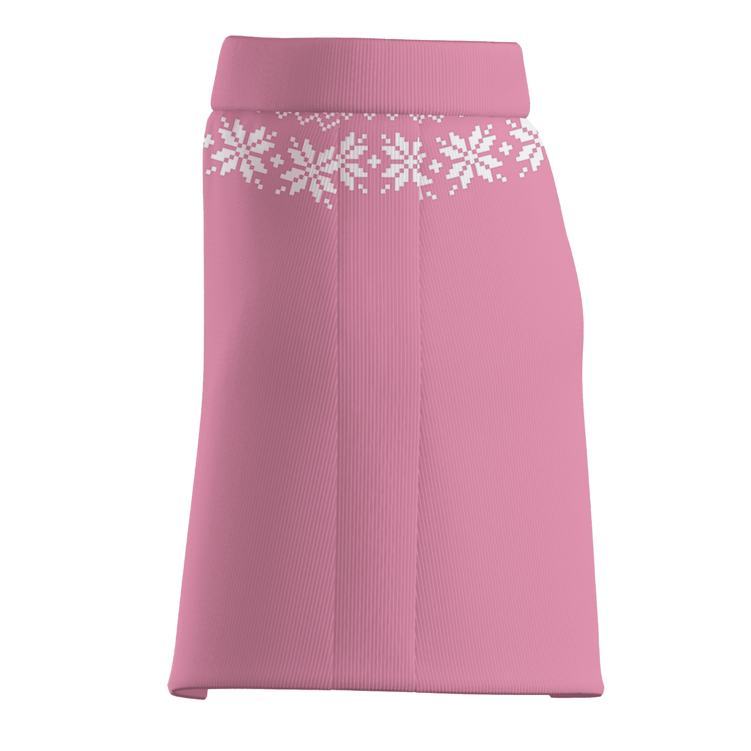 Personalized Women's Pink Snowflake Golf Skort G4279 additional image 3