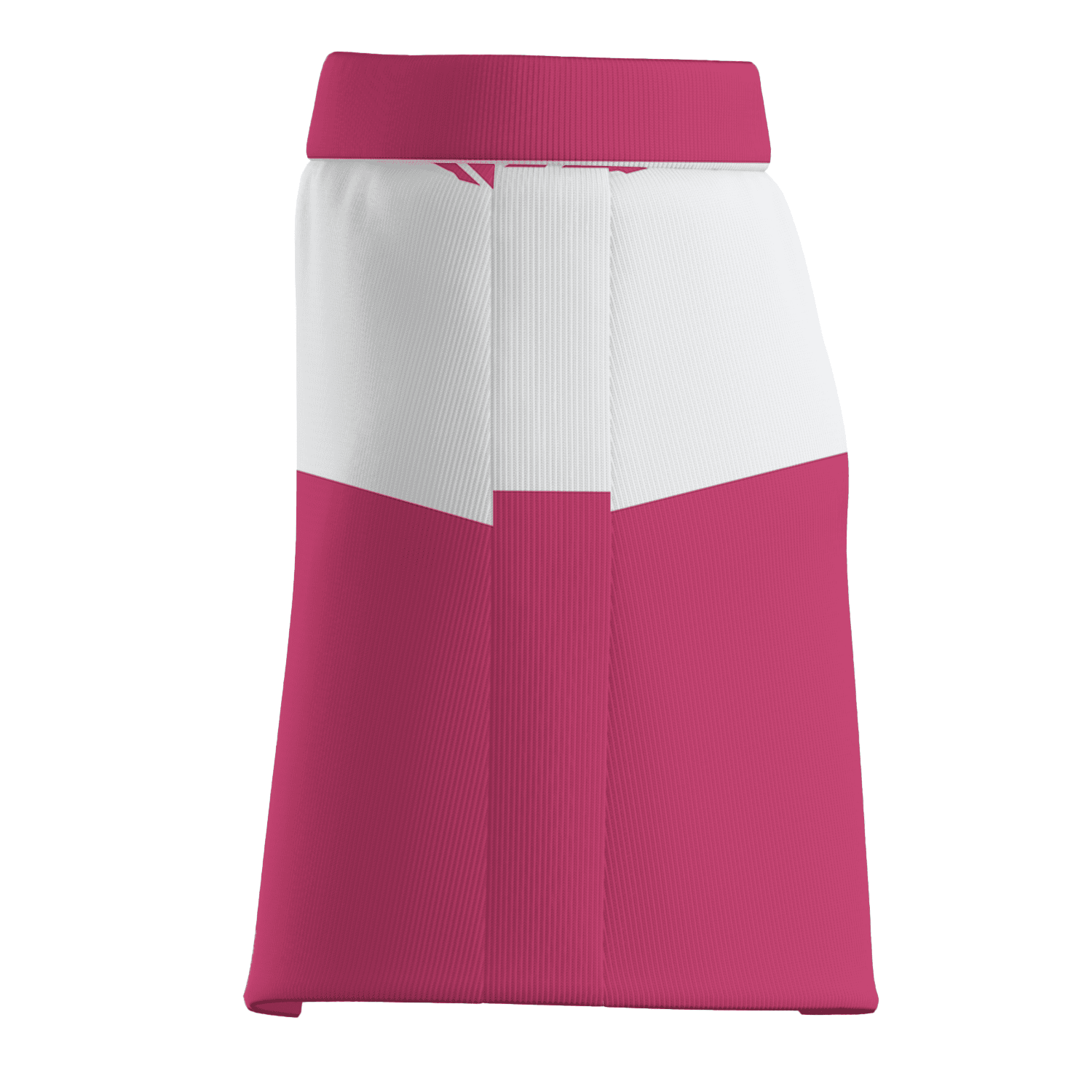 Personalized Fuchsia & White Color Block Women's Athletic Golf Skort U9894 additional image 3