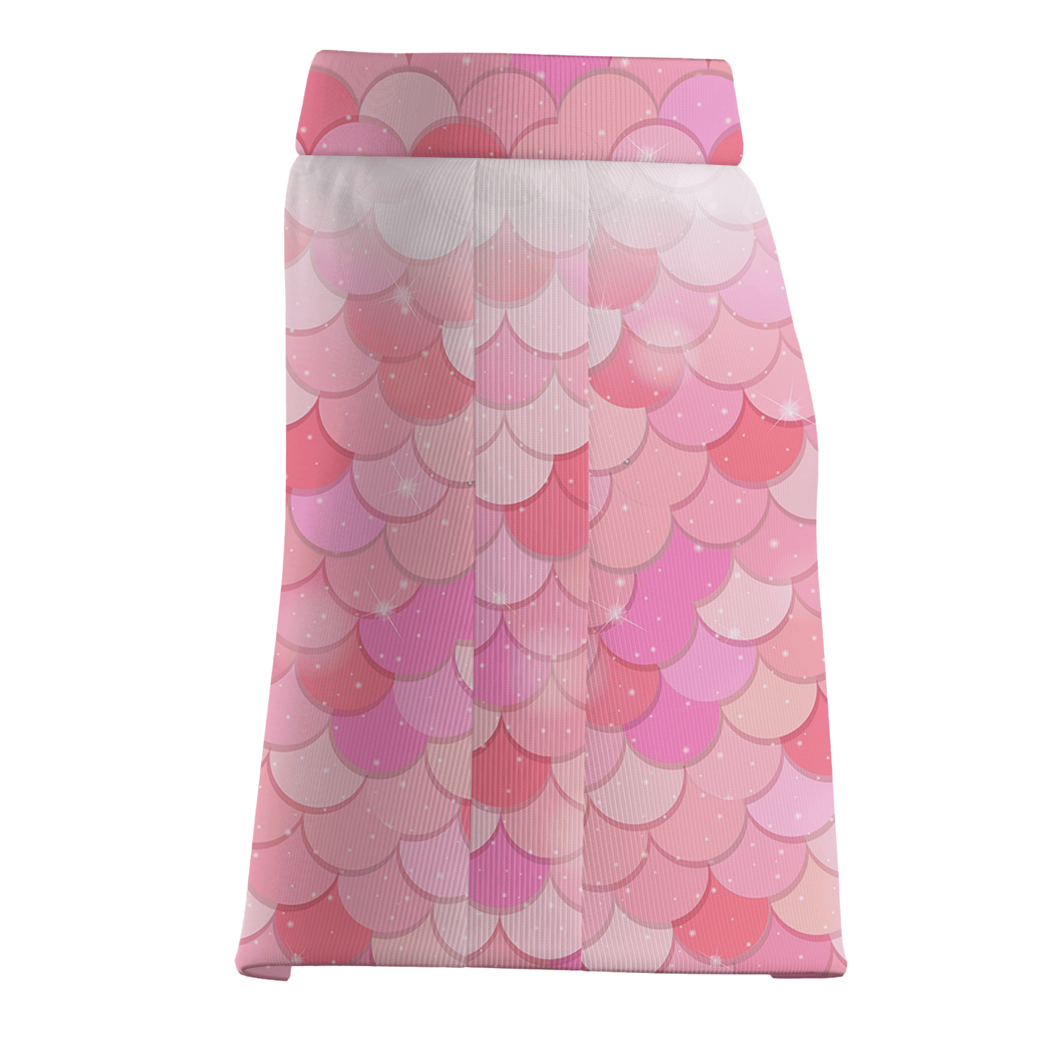 Personalized Pink Mermaid Scale Glitter Women's Golf Skort D0247 additional image 3