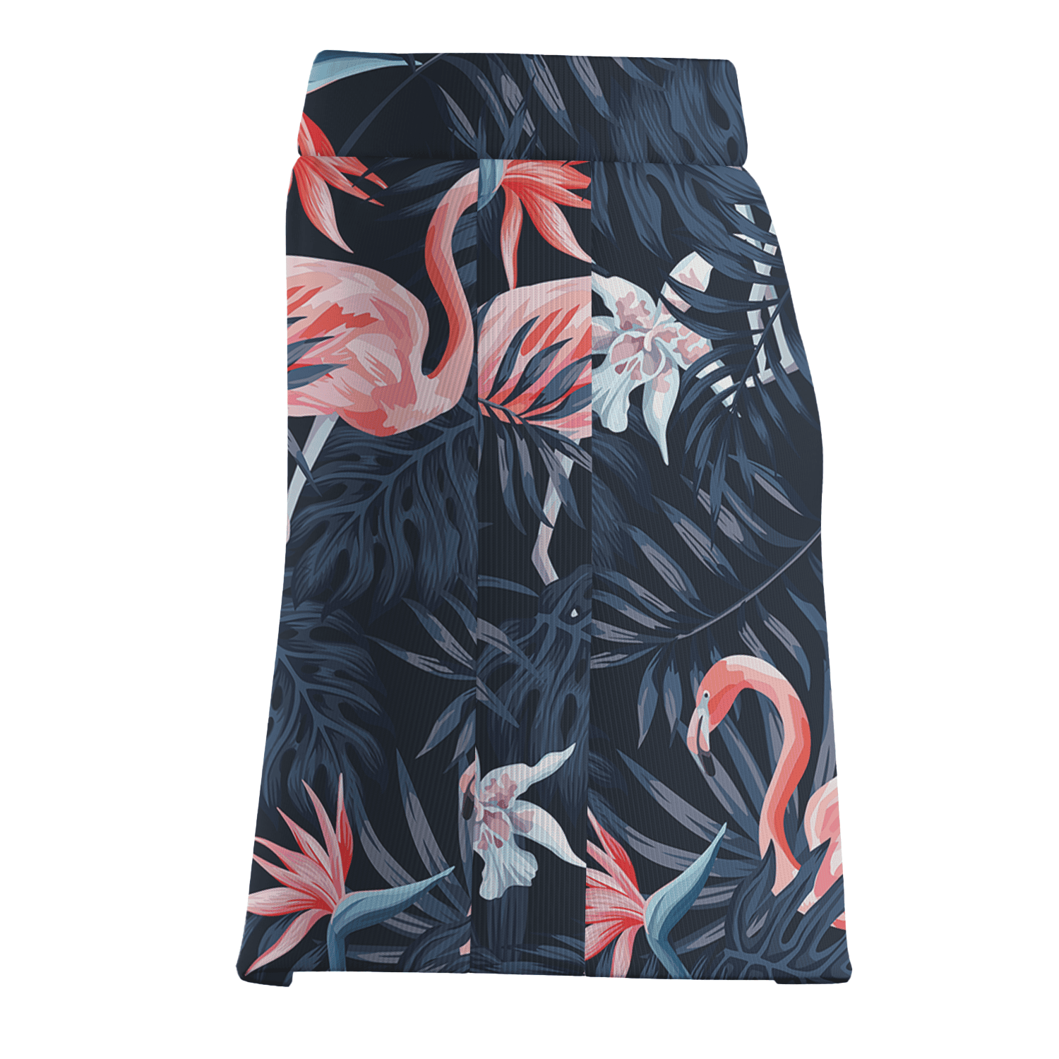 Personalized Women's Dark Tropical Flamingo Print Athletic Golf Skort V7170 additional image 3