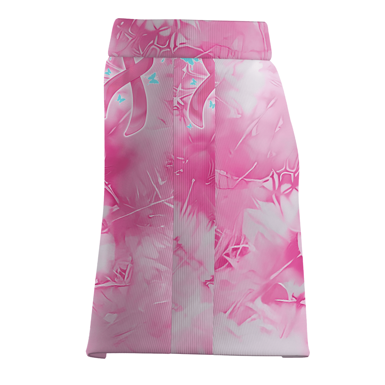 Personalized Pink Tie-Dye Women's Golf Skort with Ribbon & Butterflies D6070 additional image 3
