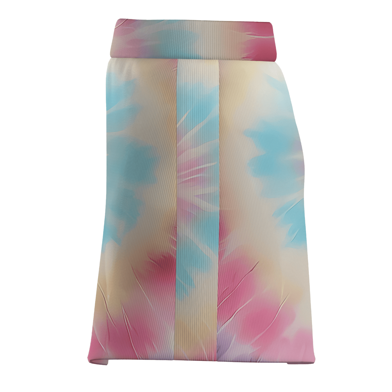 Personalized Women's Pastel Pink Blue Yellow Tie-Dye Athletic Golf Skort R6459 additional image 3