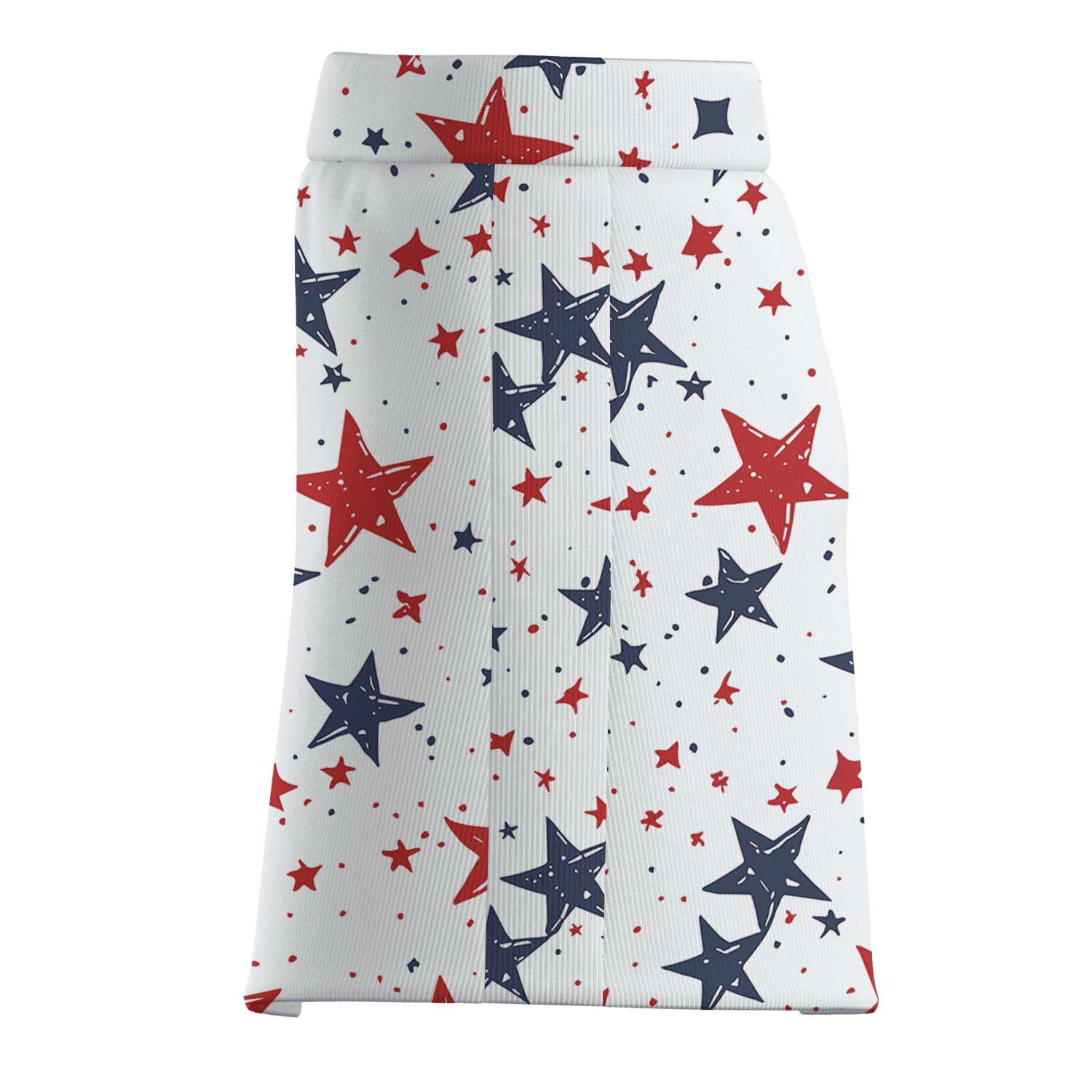 Personalized Red White Blue Star Print Women's Golf Skort N1417 additional image 3