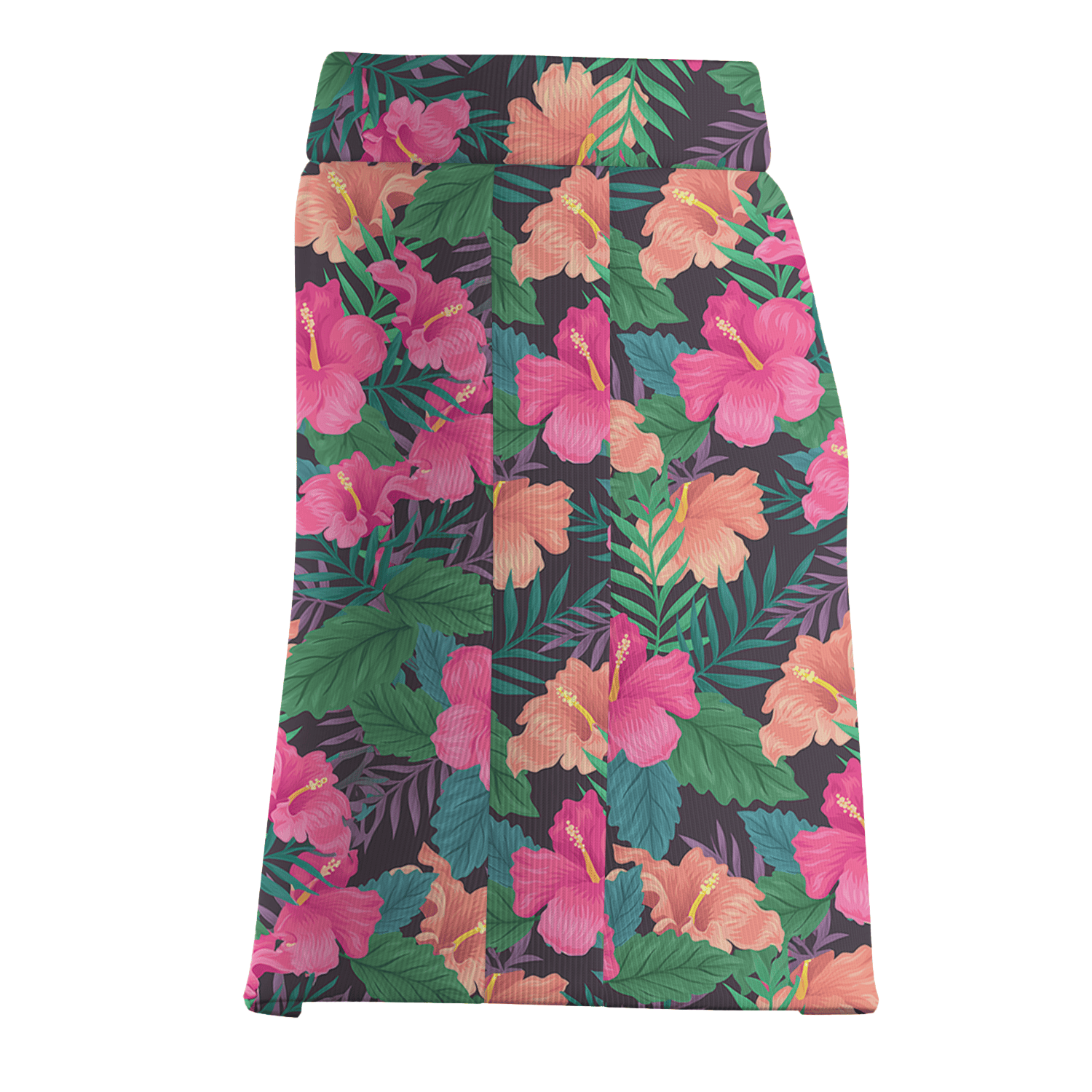 Personalized Women's Pink Hibiscus Tropical Floral Golf Skort C1500 additional image 3