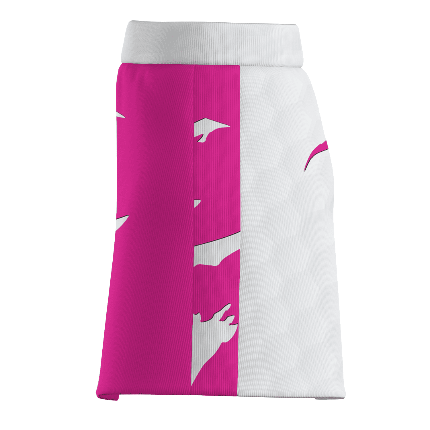 Personalized Hot Pink & White Abstract Women's Golf Skort T1667 additional image 3