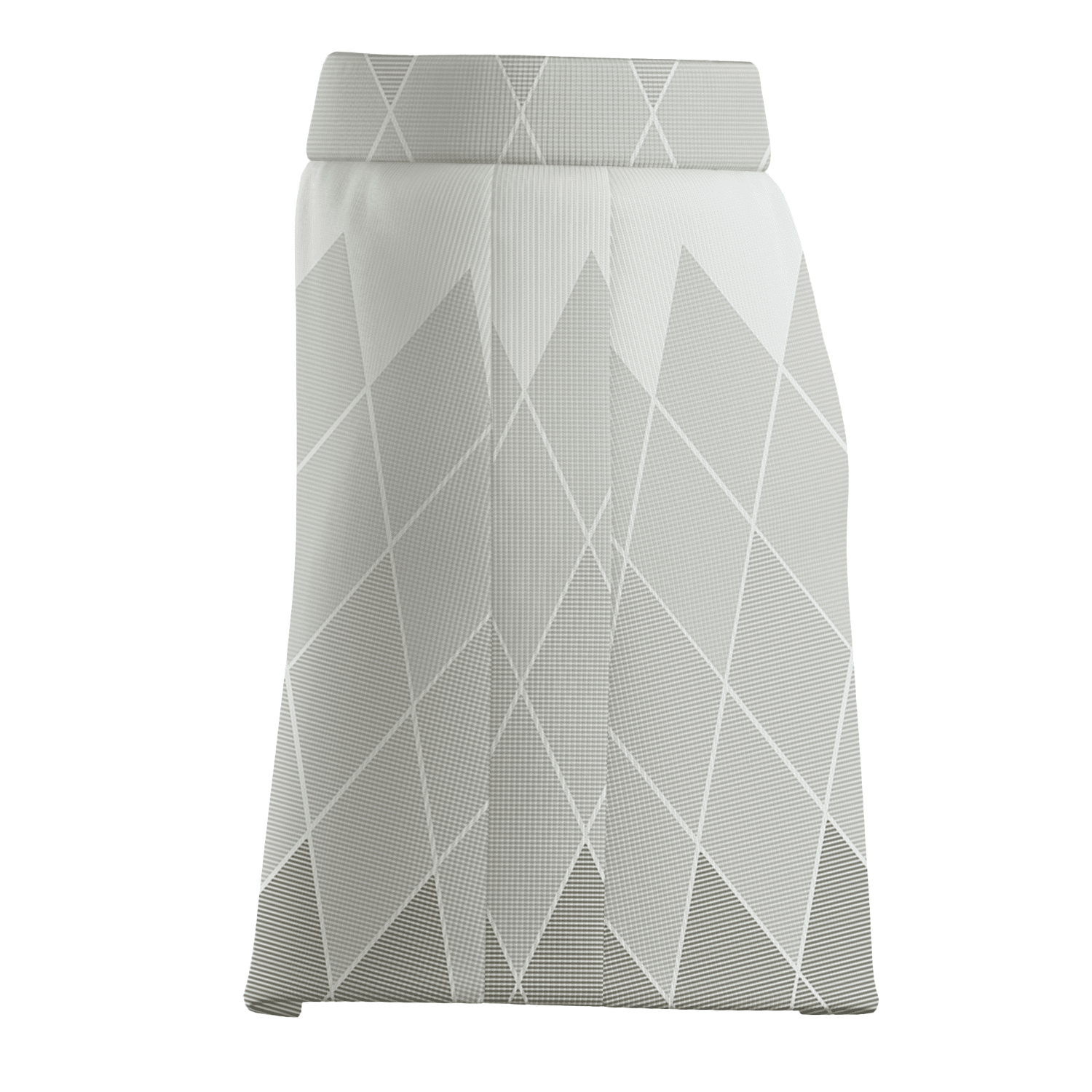Personalized White Ombre Diamond Pattern Women's Golf Skort M8879 additional image 3
