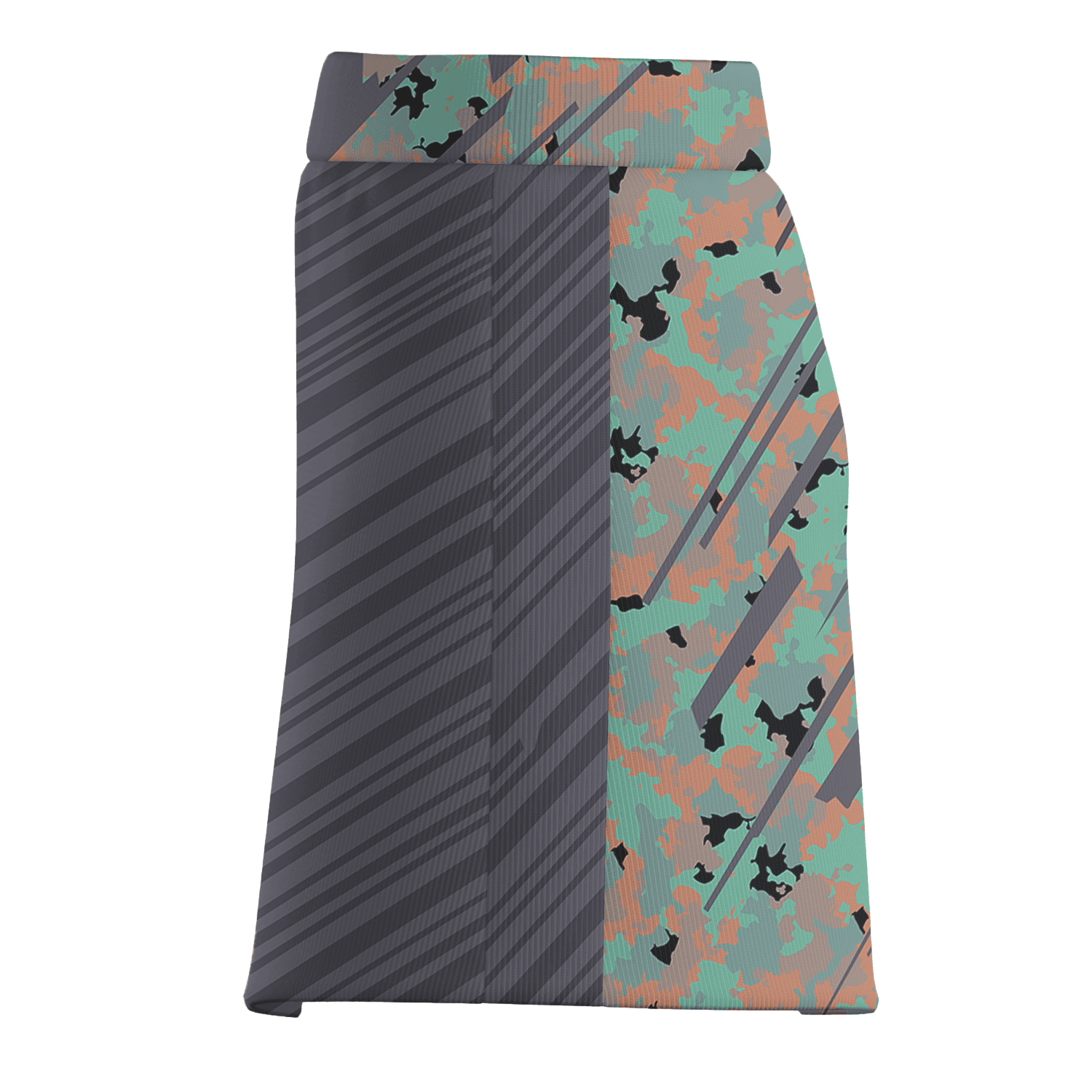 Personalized Women's Grey Mint Coral Abstract Pattern Golf Skort G1704 additional image 3