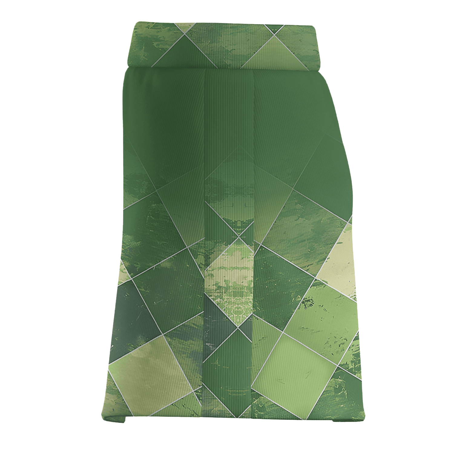 Personalized Green Distressed Argyle Women's Golf Skort V4808 additional image 3