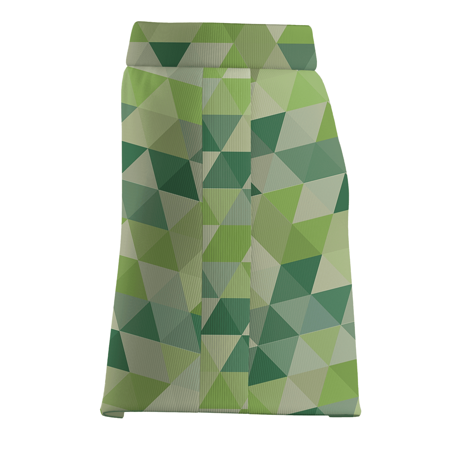 Personalized Women's Green Geometric Triangle Pattern Golf Skort D8088 additional image 3