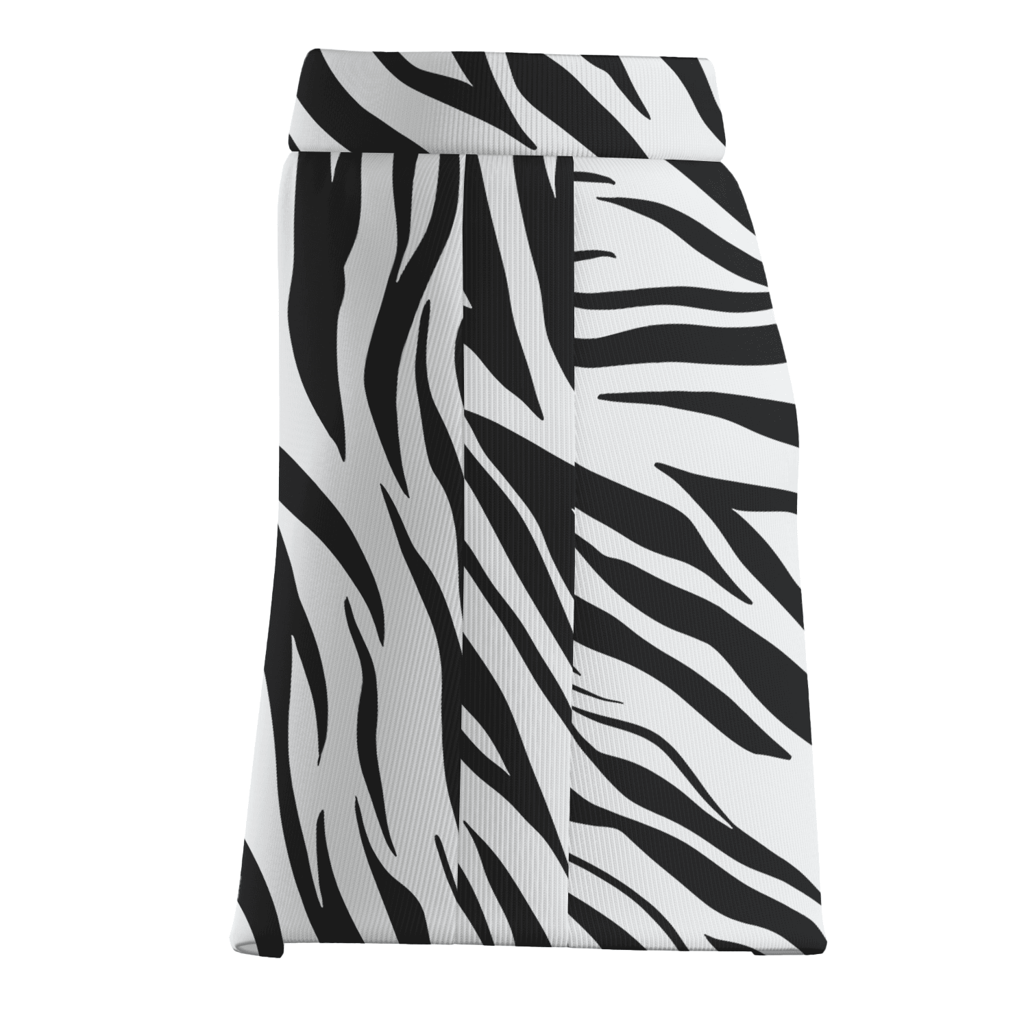 Personalized Black White Zebra Print Women's Golf Skort L7417 additional image 3