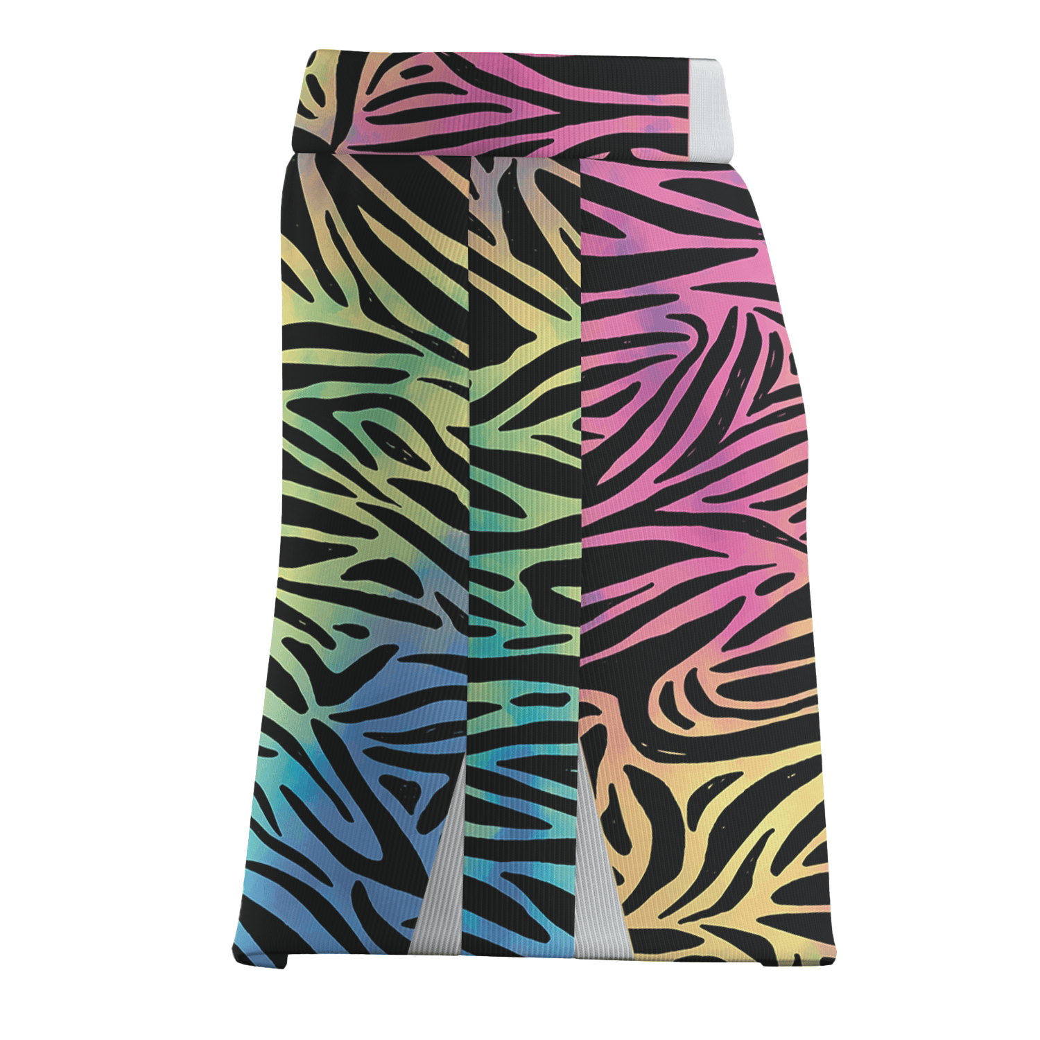 Personalized Vibrant Gradient Zebra Print Women's Golf Skort T0978 additional image 3