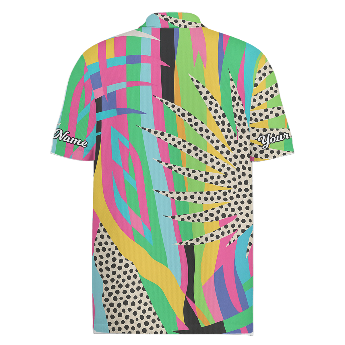 Personalized Abstract Colorful Golf Polo Shirt for Men K8173 additional image 1