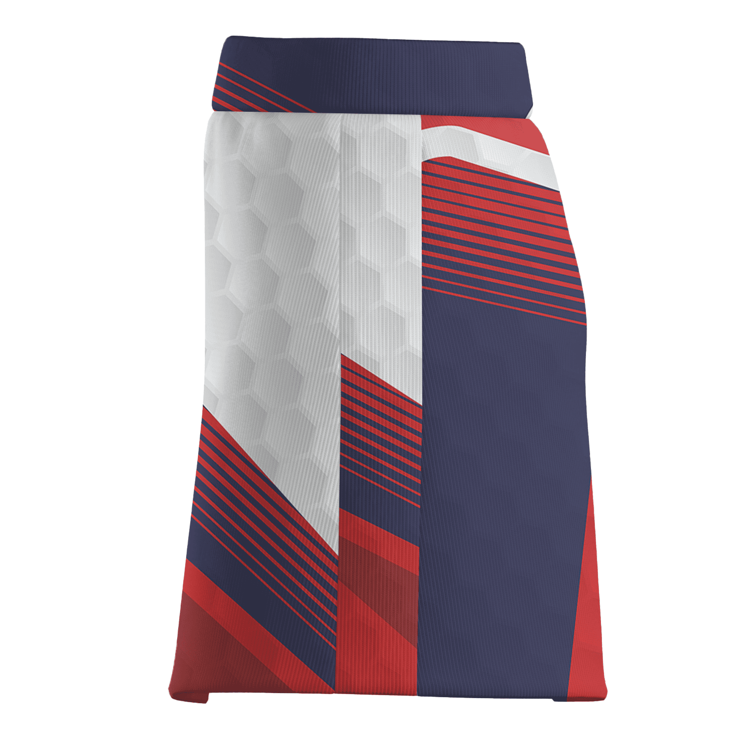 Personalized Women's Red White Blue Geometric Athletic Golf Skort N9535 additional image 3