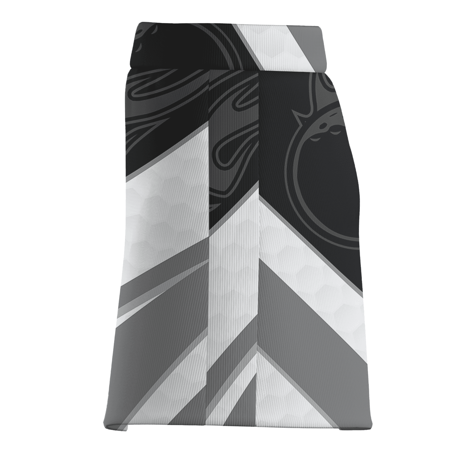 Personalized Women's Monochrome Golf Ball Geometric Athletic Golf Skort O1836 additional image 3