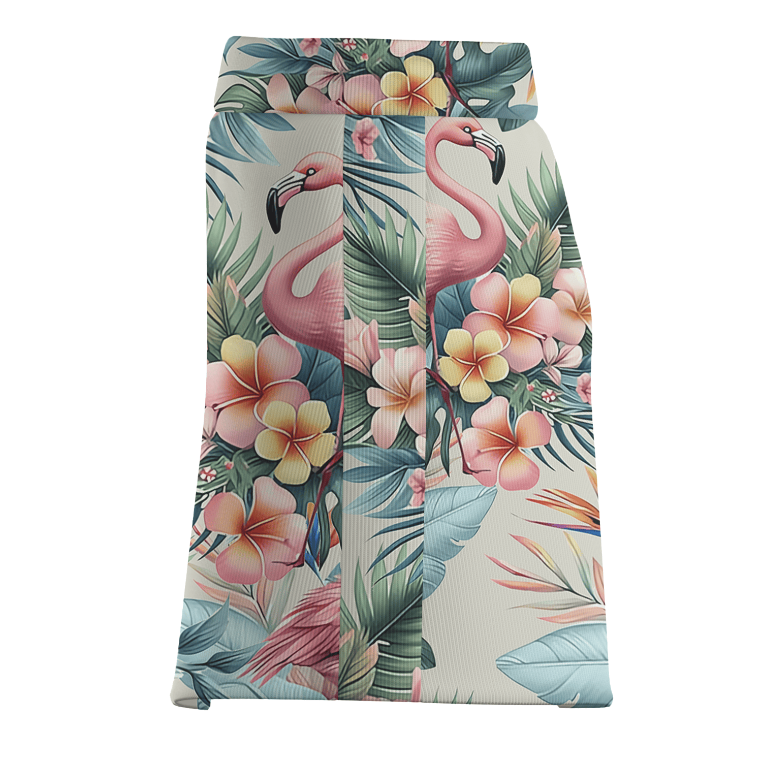 Personalized Women's Tropical Flamingo Floral Print Golf Skort Z8152 additional image 3
