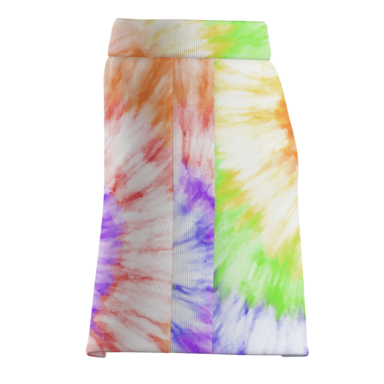 Personalized Women's Vibrant Rainbow Tie-Dye Athletic Golf Skort F7146 additional image 3