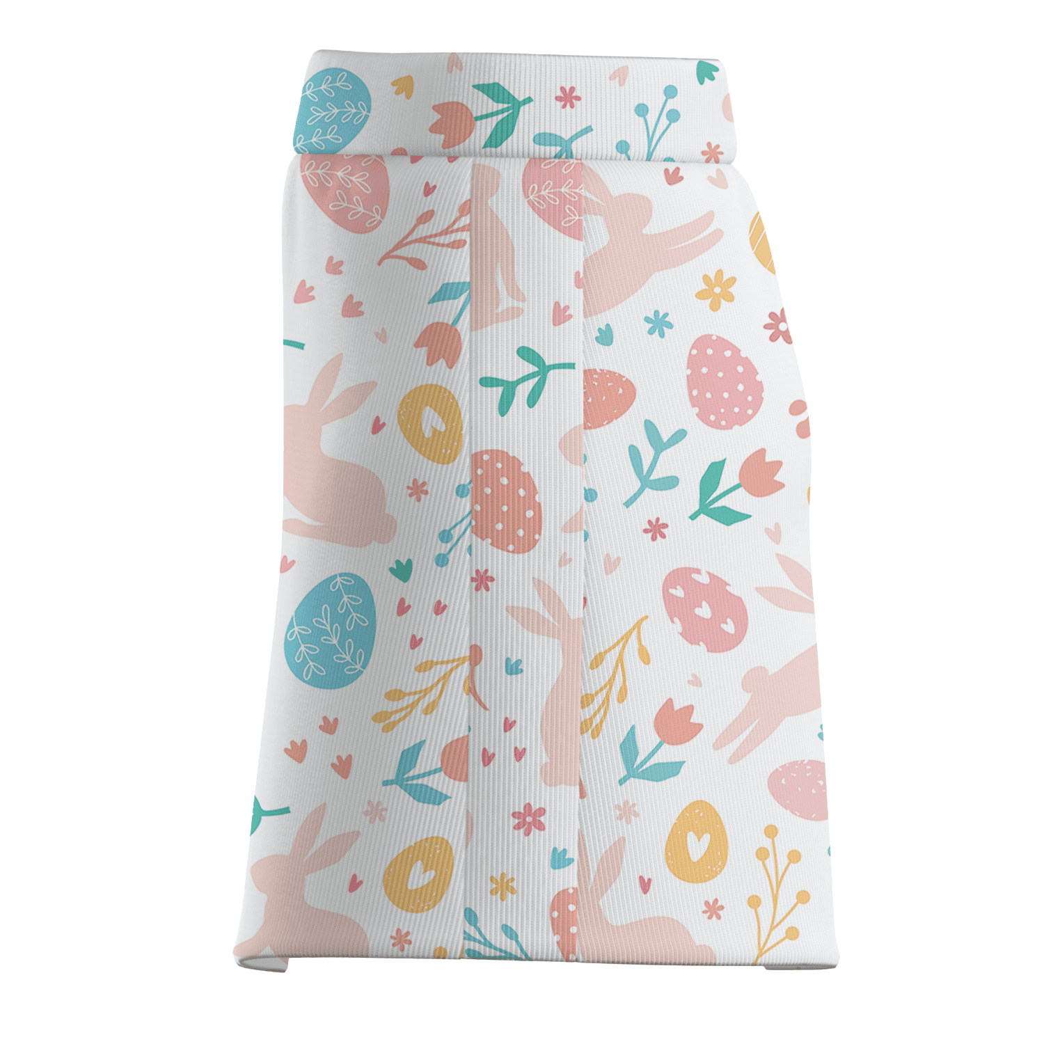 Personalized Women's Pastel Easter Bunny & Egg Floral Print Golf Skort T2066 additional image 3