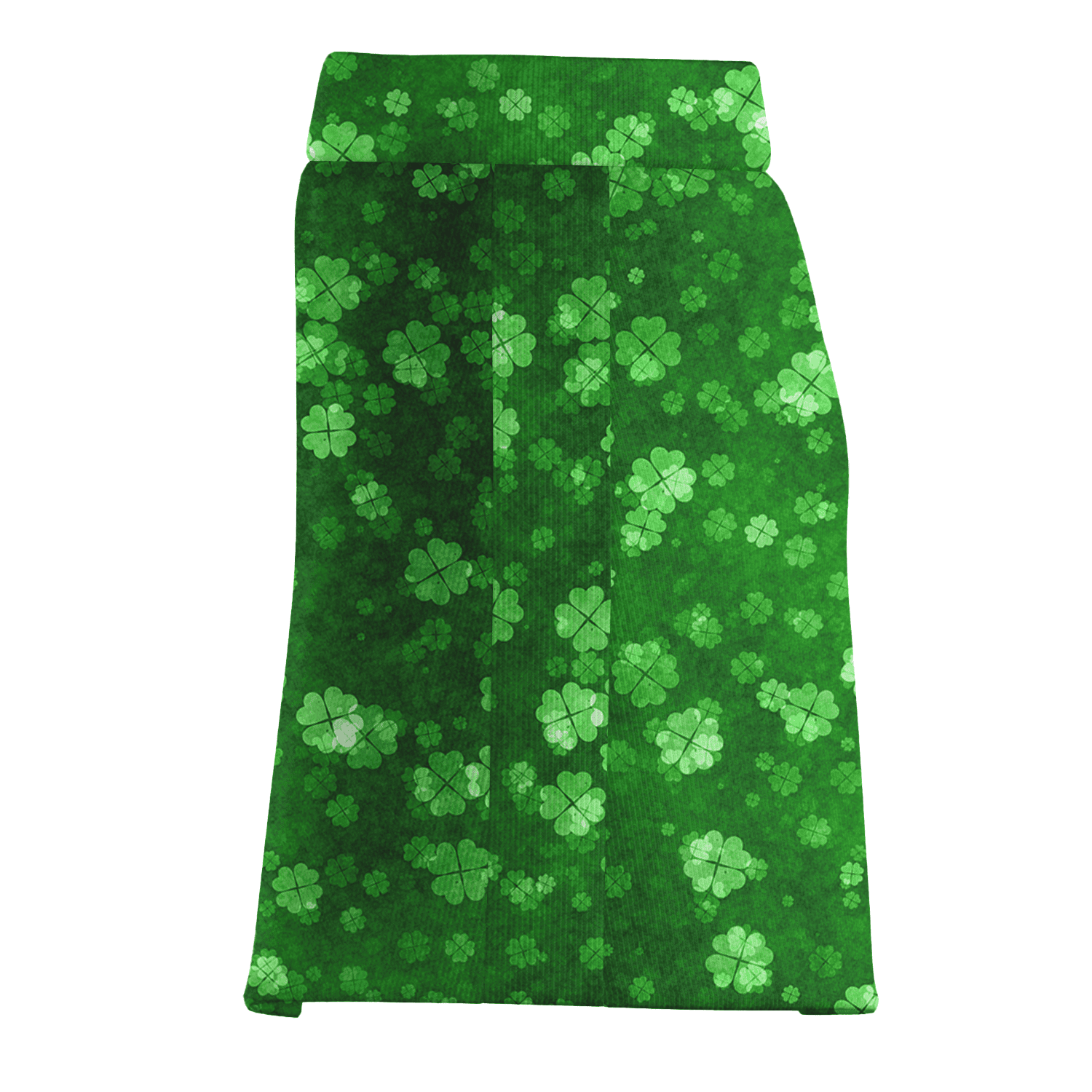 Personalized Green Lucky Clover Print Women's Golf Skort N3298 additional image 3