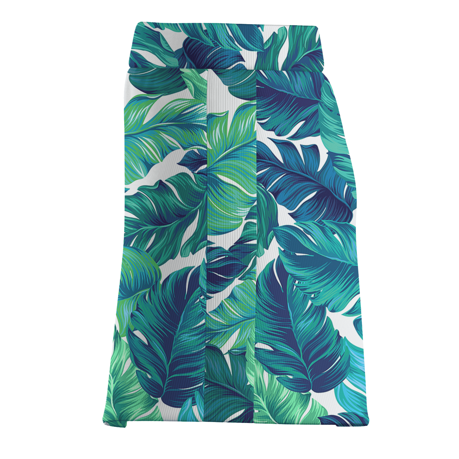 Personalized Vibrant Teal Green Tropical Palm Leaf Women's Golf Skort U2295 additional image 3