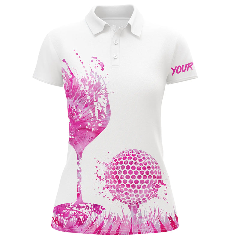 
Pink Tie Dye Women's Golf Polo Shirt | Customizable Ladies Golf Attire | Unique Golf Gifts
 N8216