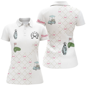 Custom Golf Clubs Pattern Women's Golf Polo Shirt - Perfect Gift for Mum N5240