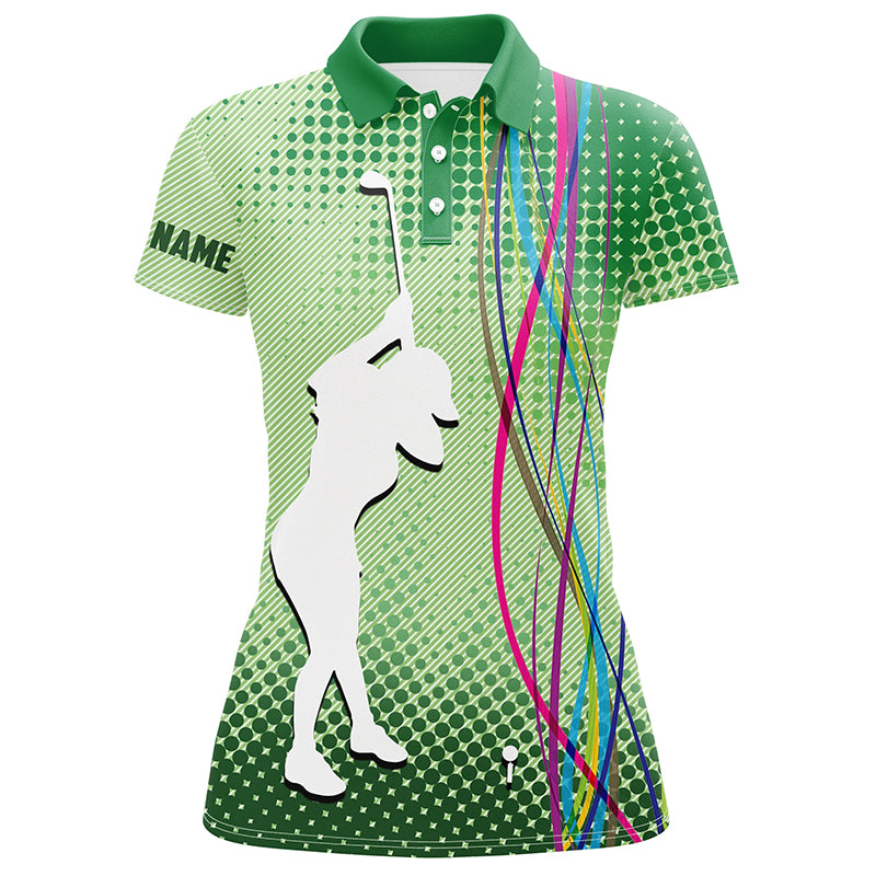 Stylish Women's Golf Polo Shirts - Custom Sport Ladies Golf Tops, Perfect Golf Gifts for Women N7385