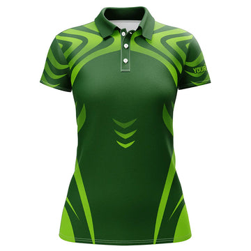 
Green Gradient Women's Golf Polo Shirt | Custom Ladies Golf Apparel | Personalized Golf Gifts
 N8338