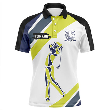 Men's Custom Golf Polo Shirts - Premium Golf Attire for Men - Perfect Golfing Gifts N7533